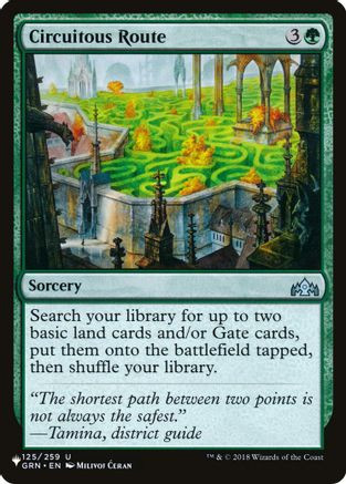 Circuitous Route (LIST-125/259) - The List Reprints、Wizards of the Coast、kayou