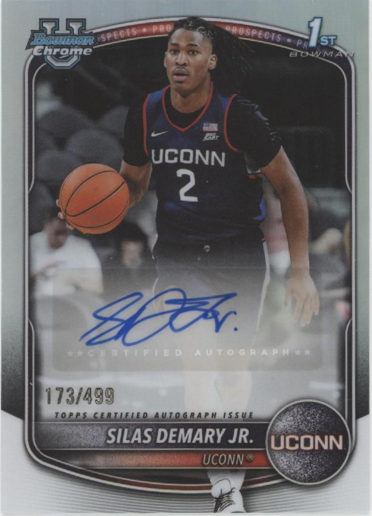 Silas Demary Jr. 2025-26 Bowman Chrome University Prospects Refractor Auto 173/499、Collector Store LLC、kayou