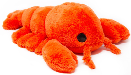 Hug-A-Lumps FUZZY Lenny 12-Inch Weighted Plush Lobster .75kg、ToyWiz、kayou