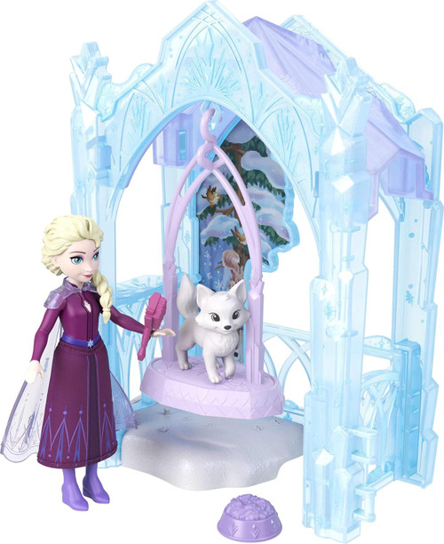 Disney Princess Frozen Storytime Stackers Elsa's icy Animal Hideaway Playset、ToyWiz、kayou