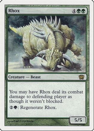 Rhox (8ED-277) - 8th Edition、Wizards of the Coast、kayou