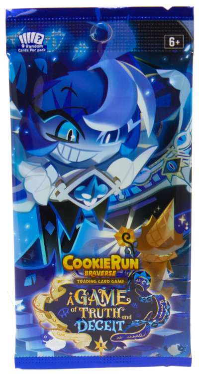 CookieRun Braverse Trading Card Game A Game of Truth & Deceit Booster Pack 9 Cards、ToyWiz、kayou