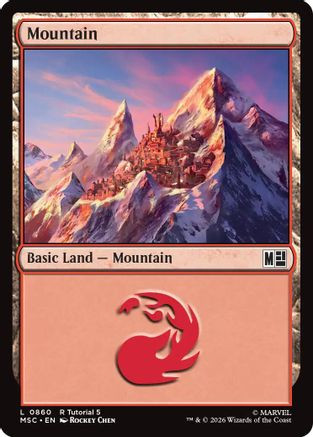 Mountain (0860) (MSC-860) - Commander: Marvel Super Heroes、Wizards of the Coast、kayou