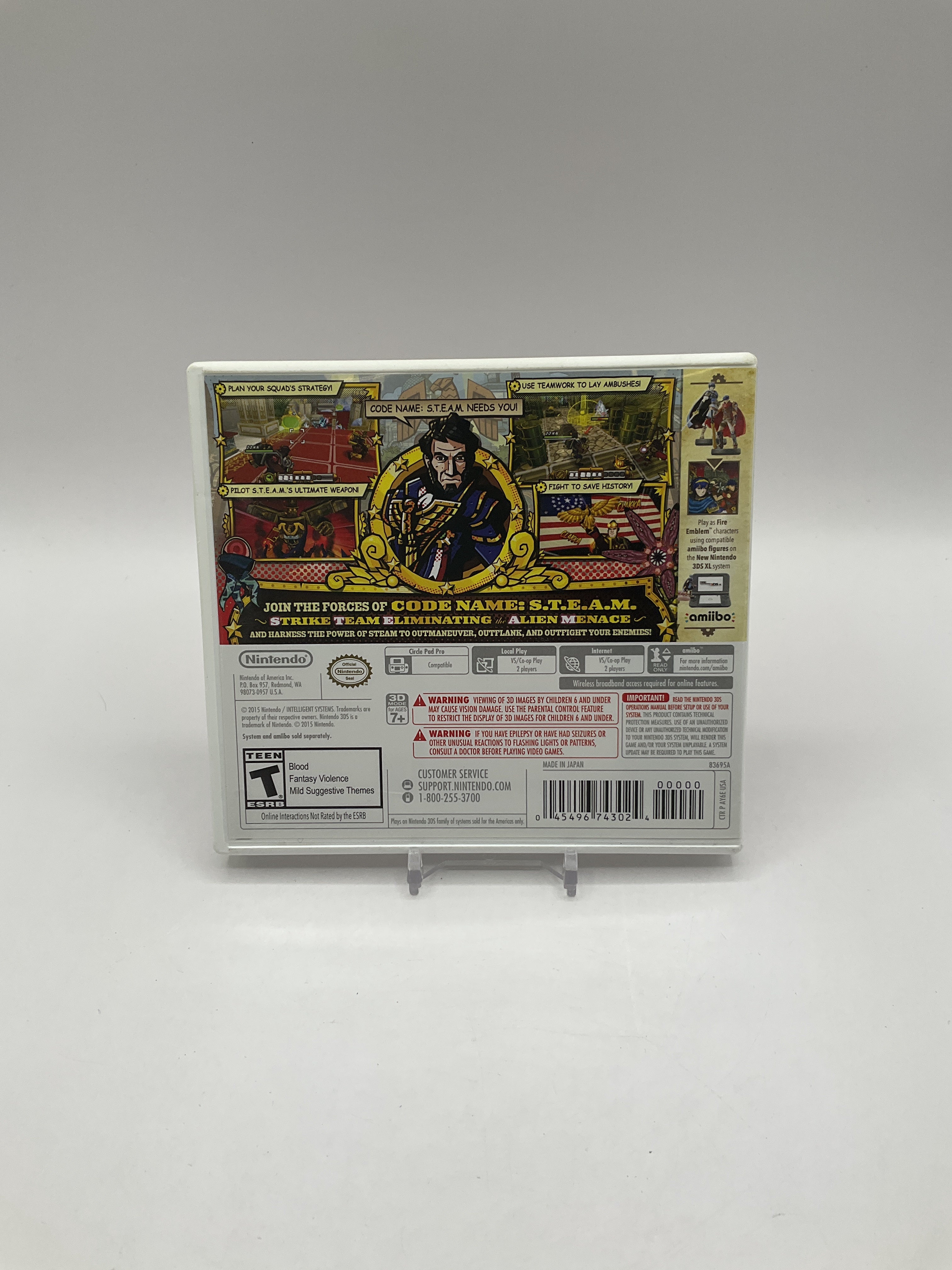 Code Name: S.T.E.A.M. Nintendo 3DS Used #2、Collector Store LLC - VG、kayou