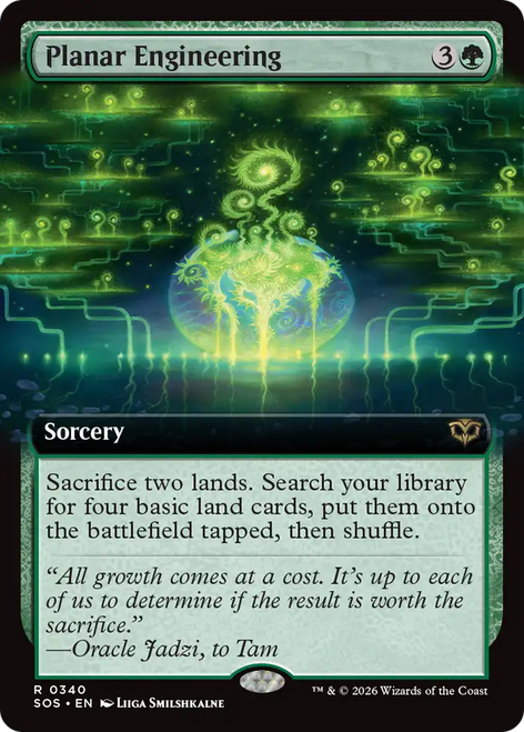 Planar Engineering (Extended Art Foil) | Secrets of Strixhaven、Magic: The Gathering、kayou