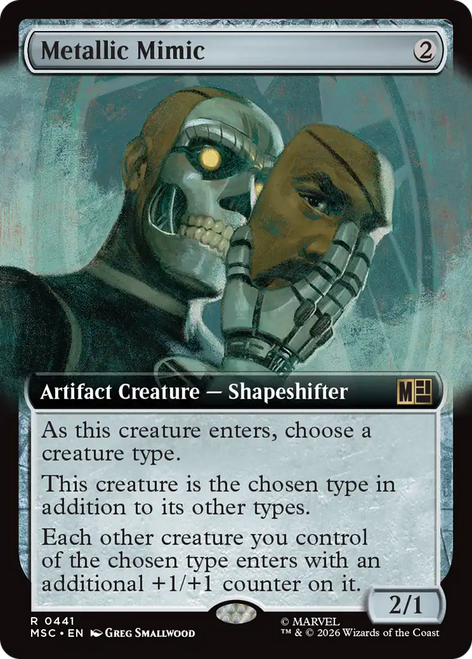 Metallic Mimic (Extended Art) | Marvel Super Heroes Commander、Magic: The Gathering、kayou