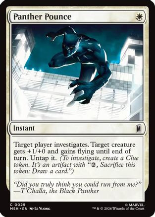Panther Pounce (MSH-029) - Marvel Super Heroes Foil、Wizards of the Coast、kayou