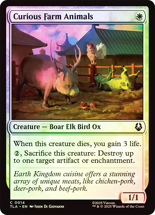 Curious Farm Animals (TLA-014)、Magic: The Gathering、kayou