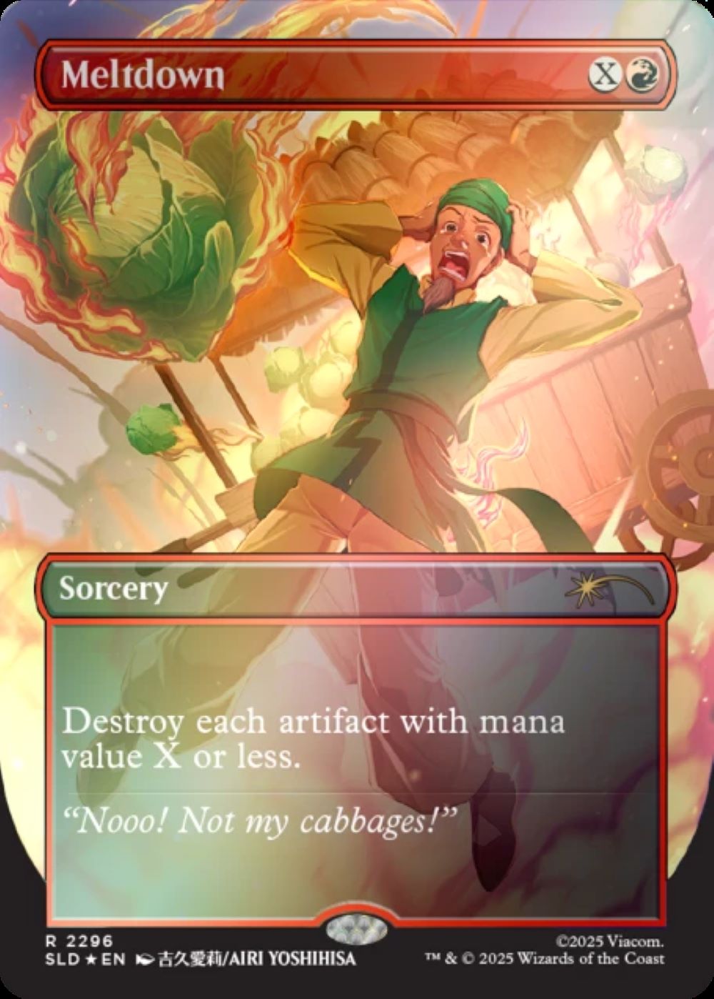 Magic the Gathering Avatar the Last Air Bender Secret Lair - My Cabbages! Rainbow Foil Edition、Magic the Gathering、kayou