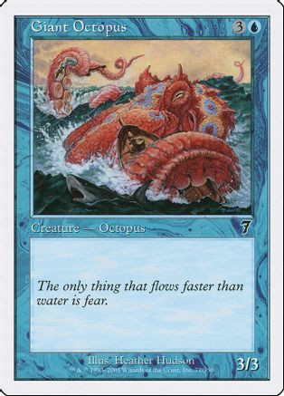 Giant Octopus (7ED-077) - 7th Edition Foil、Wizards of the Coast、kayou