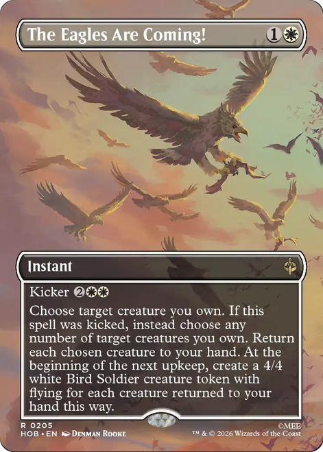 The Eagles Are Coming! (Borderless Scene) | The Hobbit、Magic: The Gathering、kayou