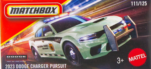 Matchbox 2023 Dodge Charger Pursuit Diecast Car Green、ToyWiz、kayou