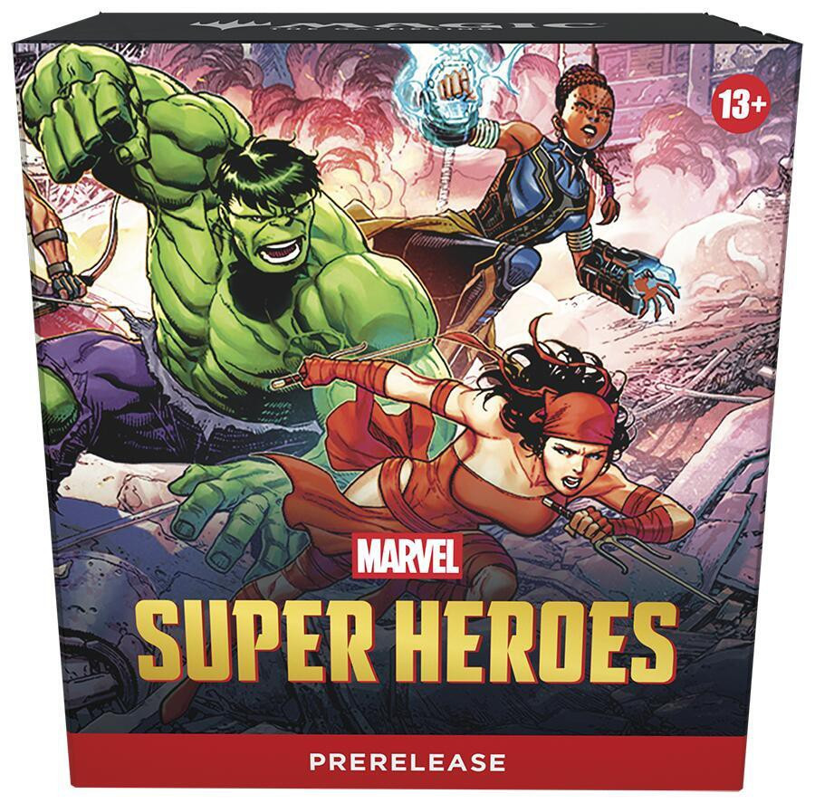 MtG Marvel Super Heroes Super Heroes Prerelease Kit 6 PLAY Booster Packs、ToyWiz、kayou
