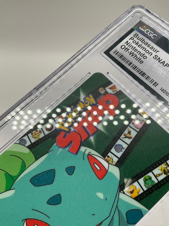 Bulbasaur Pokemon SNAP Nintendo Off-White CGC 9、Collector Store LLC Gaming、kayou