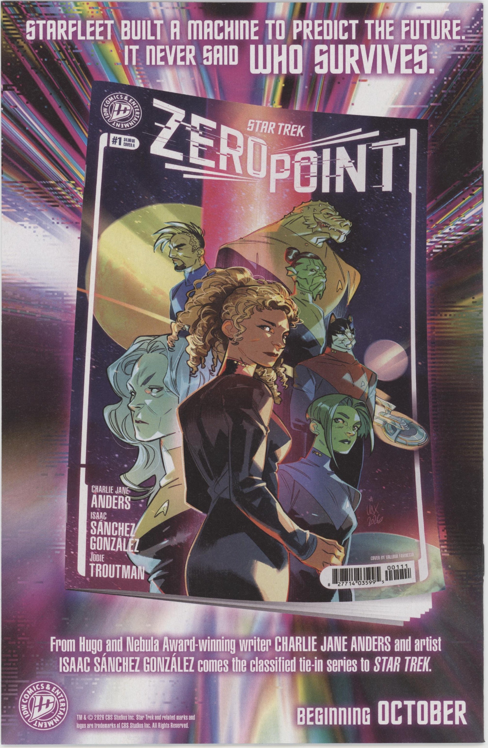 Star Trek: Red Shirts Ghost Of The 21st Century #2 Variant Ri (10) (Escorza Brothers)、IDW Publishing、kayou