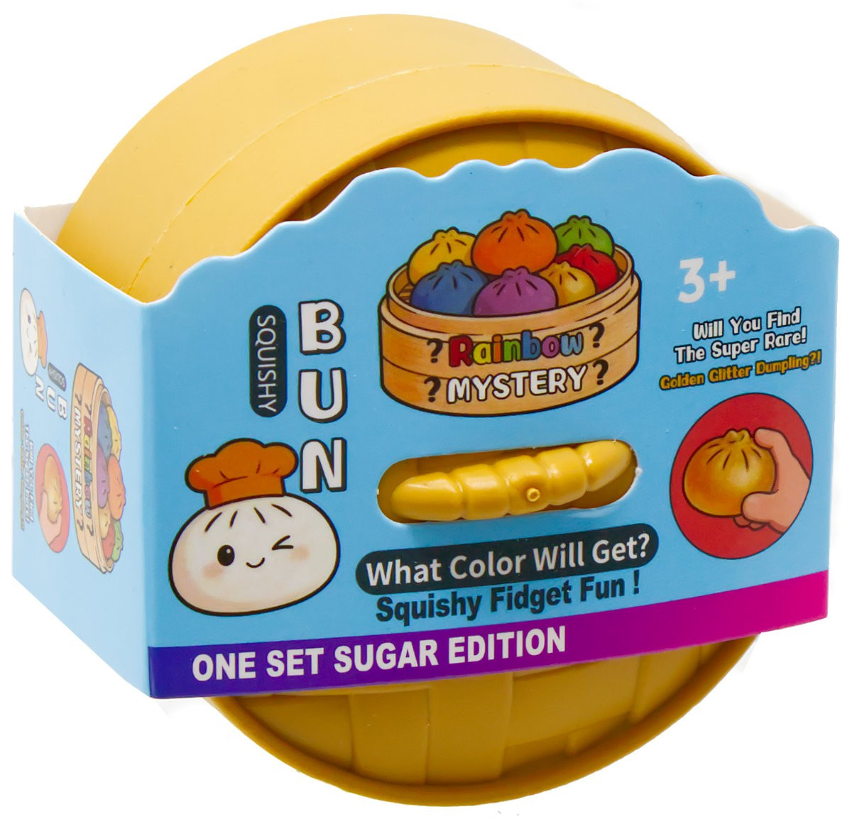Rainbow Mystery Squishy Bun SUGAR Edition Mini Mystery Pack、ToyWiz、kayou