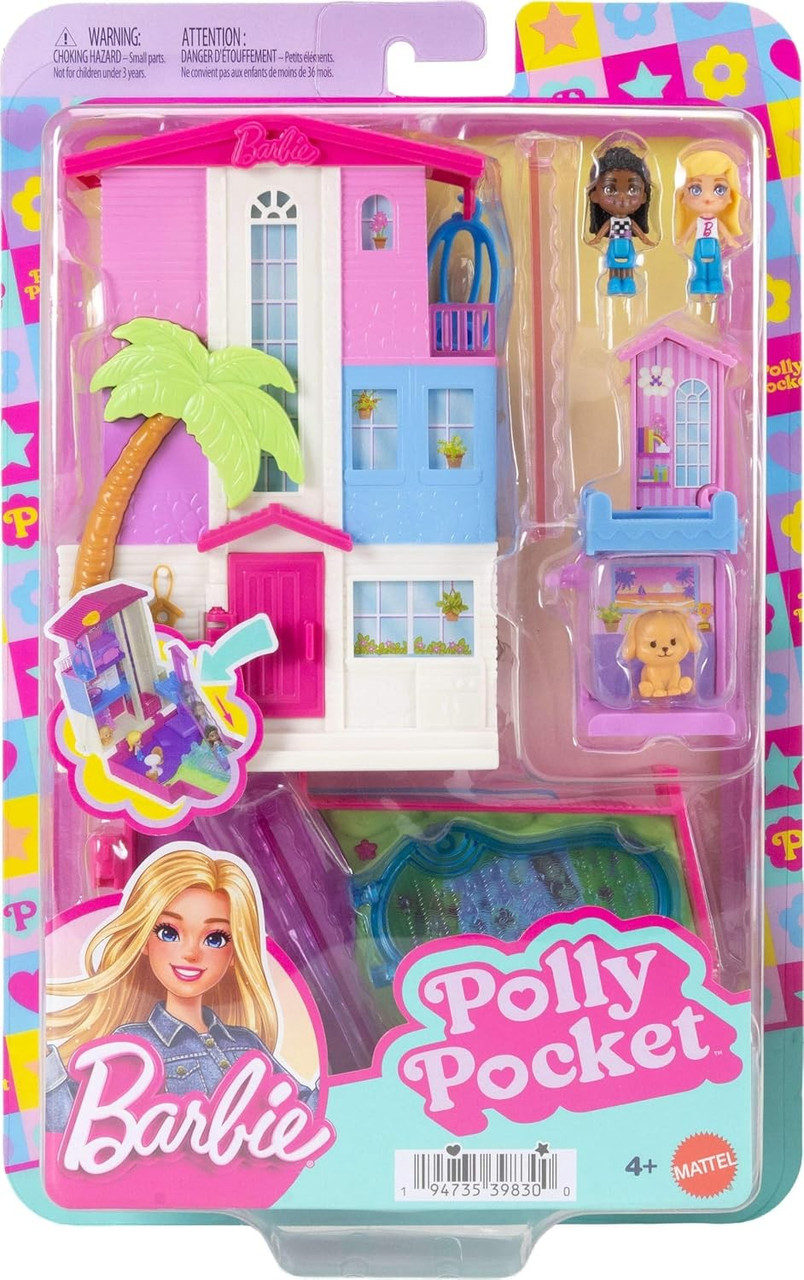 Polly Pocket Barbie Dreamhouse Playset、ToyWiz、kayou