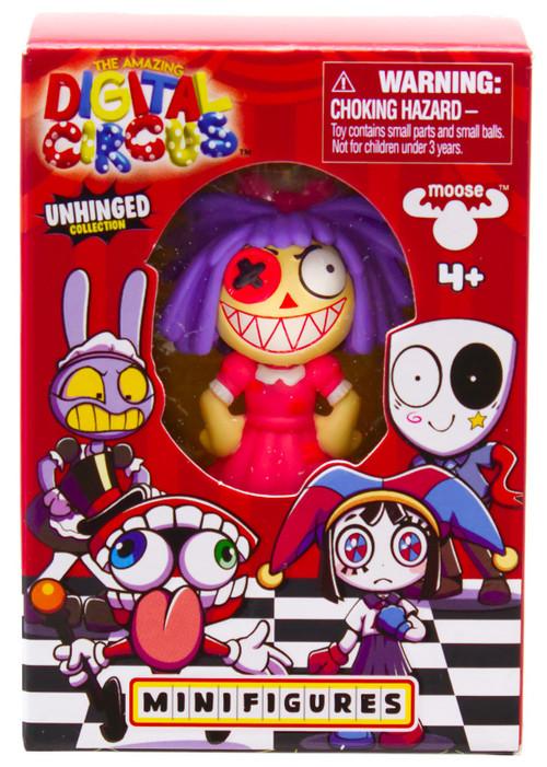 The Amazing Digital Circus Unhinged Collection Evil Ragatha 2-Inch Mini Figure、ToyWiz、kayou