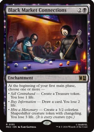 Black Market Connections (MSC-155) - Commander: Marvel Super Heroes、Wizards of the Coast、kayou