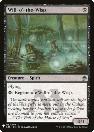 Will-o'-the-Wisp (LIST-115) - The List Reprints、Wizards of the Coast、kayou