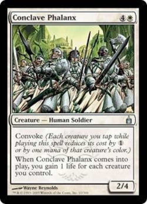 MtG Trading Card Game Ravnica: City of Guilds Uncommon Conclave Phalanx #10 Lightly Played、ToyWiz、kayou