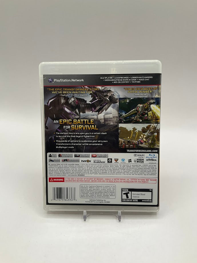 Transformers: Fall Of Cybertron Playstation 3、Collector Store LLC、kayou