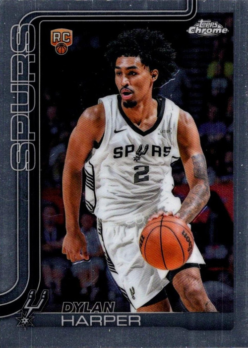 NBA 2025-26 Topps Chrome Basketball Dylan Harper #252 Rookie、ToyWiz、kayou