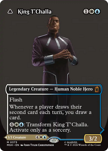 King T'Challa // Black Panther, Hope Enduring (Logo Art Foil) | Marvel Super Heroes、Magic: The Gathering、kayou
