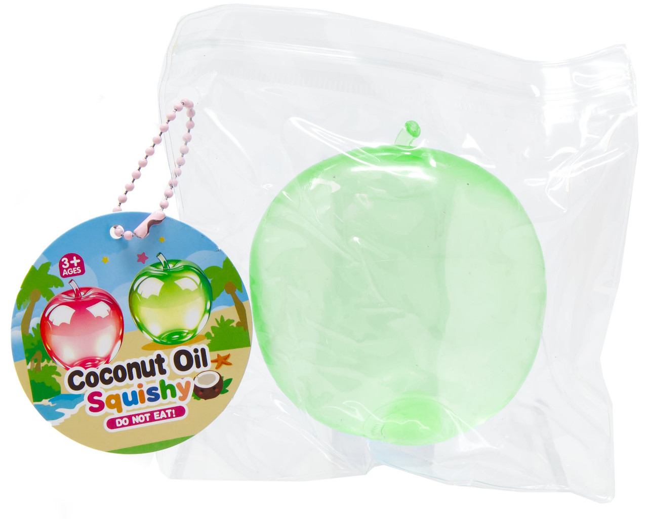 Coconut Oil Squishy Apple GREEN Squeeze Toy、ToyWiz、kayou