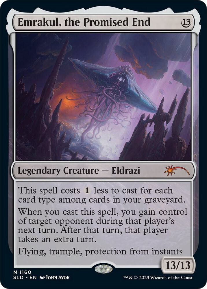 MtG Trading Card Game Secret Lair Rare Emrakul, the Promised End #1160、ToyWiz、kayou