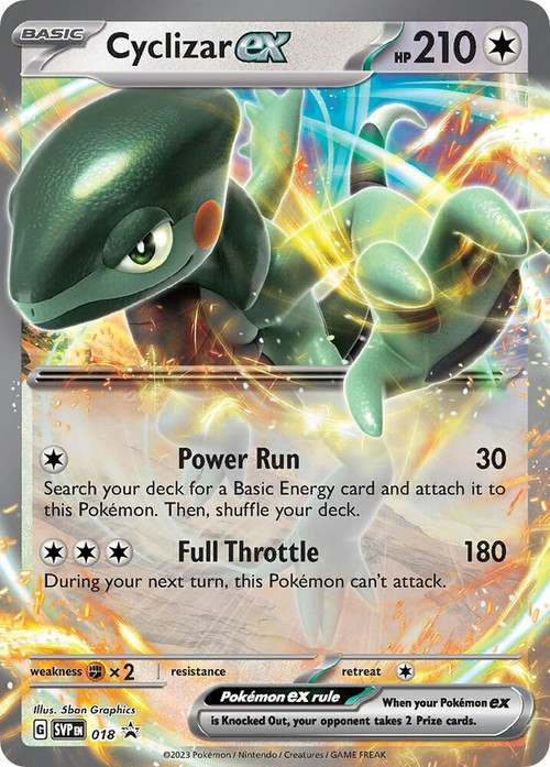 Pokemon Scarlet & Violet Promo Cyclizar ex SVP018 Oversized、ToyWiz、kayou