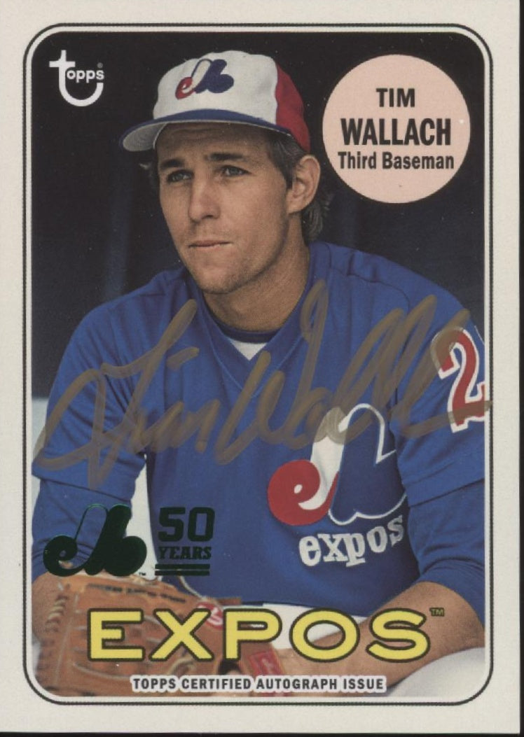 Tim Wallach 2019 Topps Archives Green Auto 74/99 #MTLA-TW、Collector Store LLC、kayou