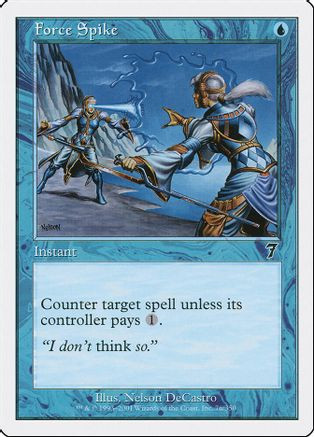 Force Spike (7ED-076) - 7th Edition Foil、Wizards of the Coast、kayou