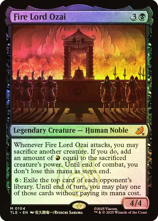 Fire Lord Ozai (TLE-104)、Magic: The Gathering、kayou