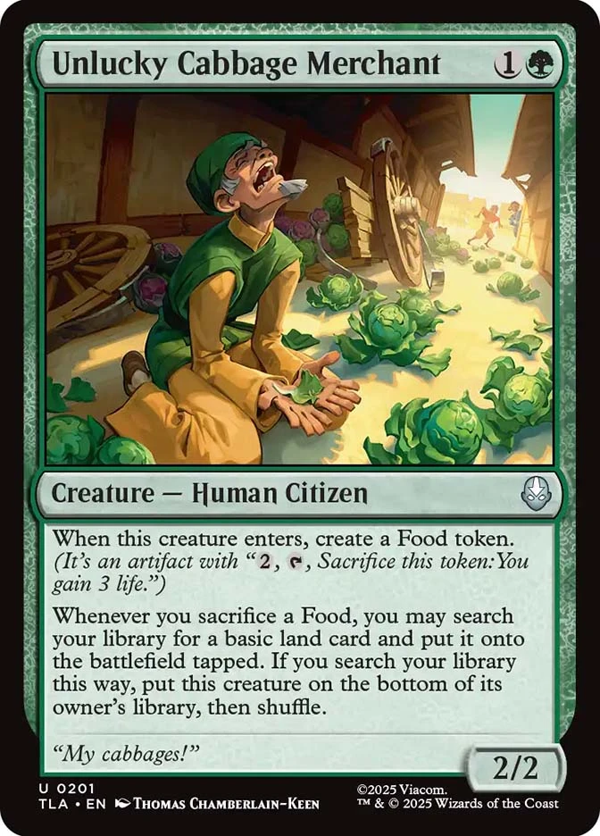 Unlucky Cabbage Merchant、Magic: The Gathering、kayou