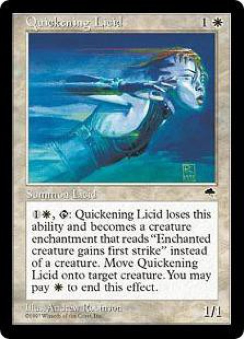 MtG Tempest Uncommon Quickening Licid #36 Lightly Played、ToyWiz、kayou