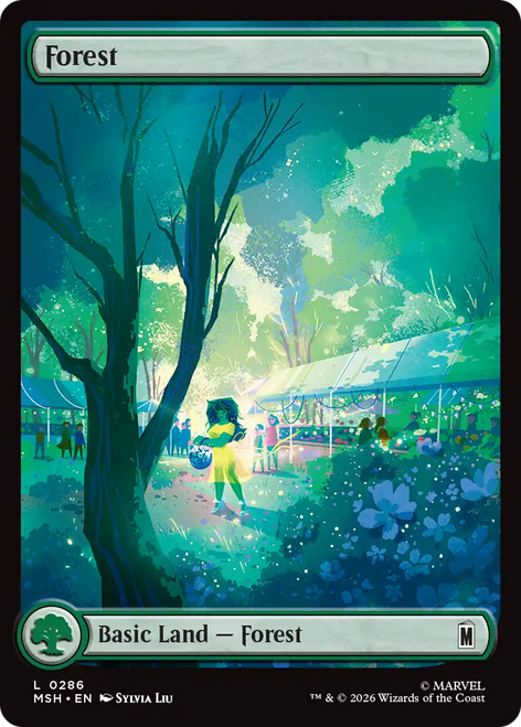 Forest (#286) (Full Art) | Marvel Super Heroes、Magic: The Gathering、kayou