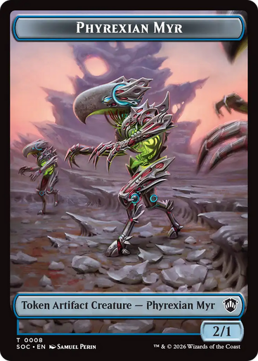 Secrets of Strixhaven Commander - Phyrexian Myr Token | Secrets of Strixhaven Commander、Magic: The Gathering、kayou