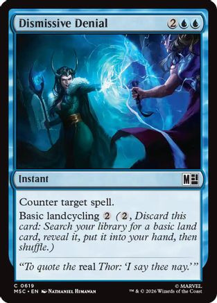 Dismissive Denial (MSC-619) - Commander: Marvel Super Heroes、Wizards of the Coast、kayou