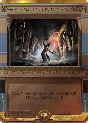 Stifle (MP2-018) - Amonkhet Invocations (Borderless) Foil (LP)、Wizards of the Coast、kayou