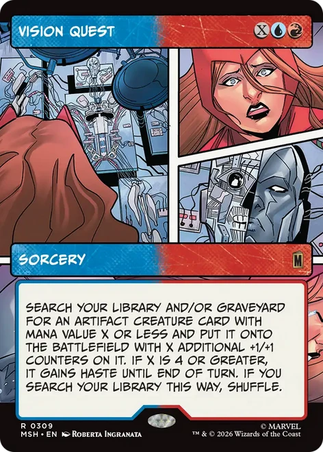 Vision Quest (Borderless Panel) | Marvel Super Heroes、Magic: The Gathering、kayou