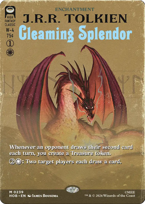 Gleaming Splendor (Borderless Book Cover) | The Hobbit、Magic: The Gathering、kayou
