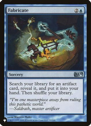 Fabricate (LIST-52/249) - The List Reprints Foil、Wizards of the Coast、kayou