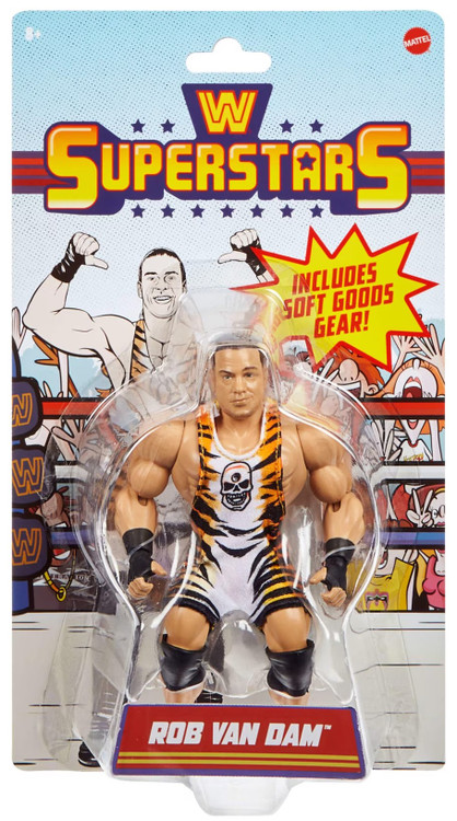 WWE Wrestling Retro Superstars Series 16 Rob Van Dam Action Figure、ToyWiz、kayou
