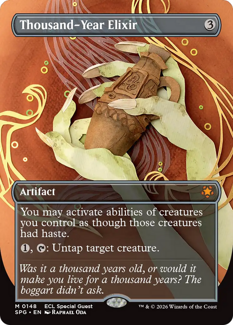 Thousand-Year Elixir (Borderless Foil) | Special Guests、Magic: The Gathering、kayou