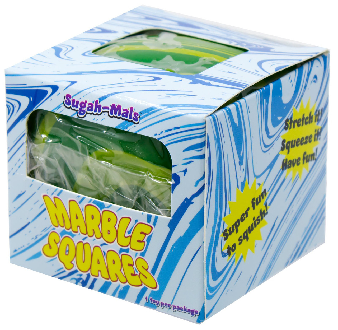 Sugah-Mals Marble Squares GREEN Sugar Squishy Toy、ToyWiz、kayou