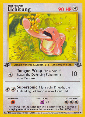 Lickitung 38/64 - Jungle 1st Edition (MP)、The Pokémon Company、kayou