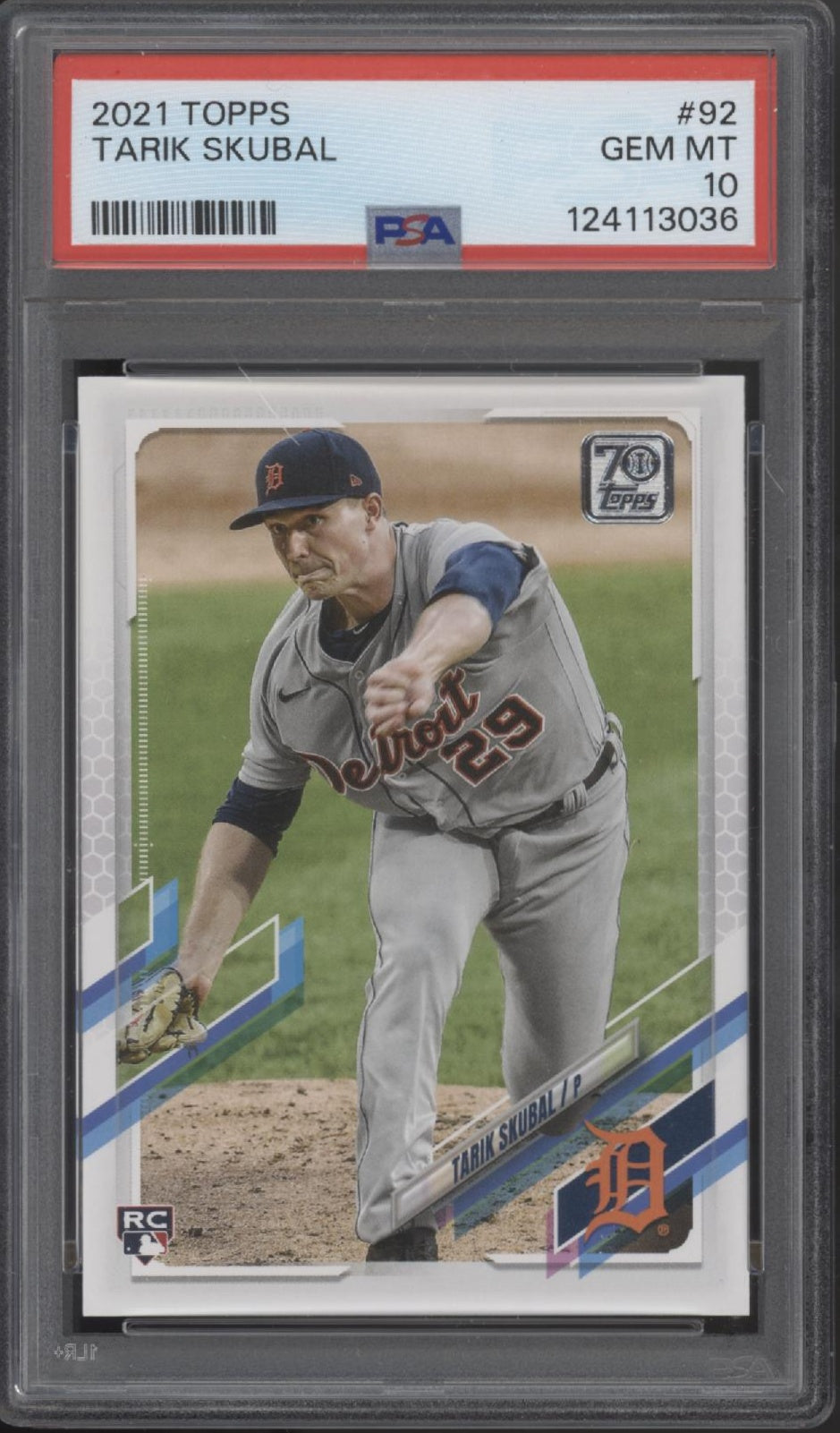 Tarik Skubal 2021 Topps Series 1 RC #92 PSA 10 #2、Collector Store LLC、kayou