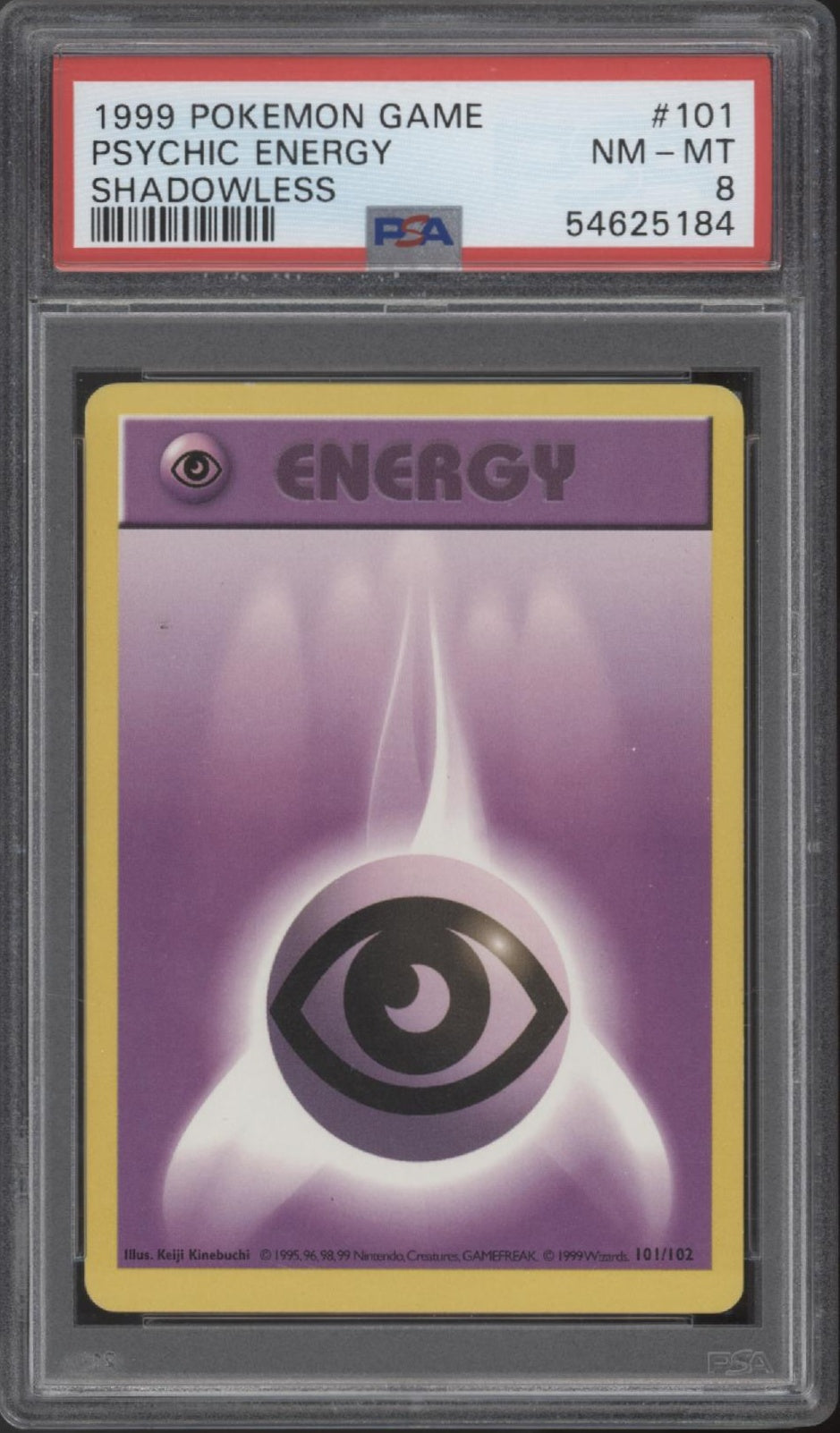 Psychic Energy Pokemon Base Set Shadowless #101 PSA 8、Collector Store LLC Gaming、kayou