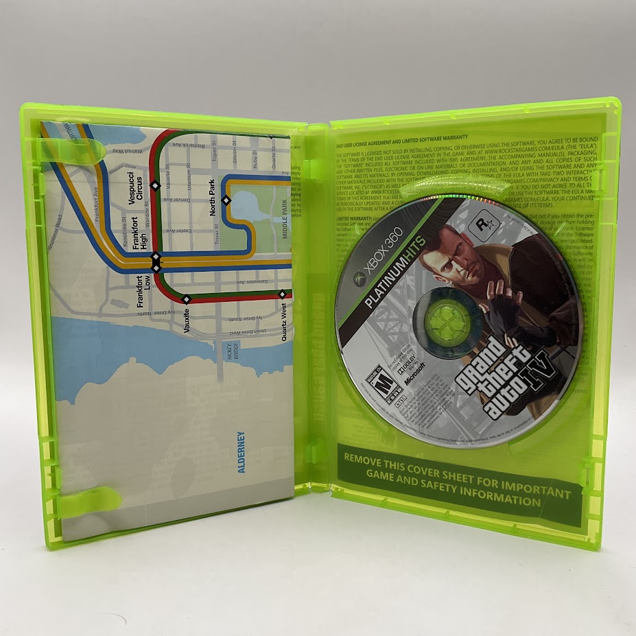 Grand Theft Auto IV Platinum Hits Xbox 360 Used #2、Collector Store LLC - VG、kayou